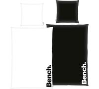 Bench Bedding Set, White/Black, 80 x 80 cm, 135 x 200 cm