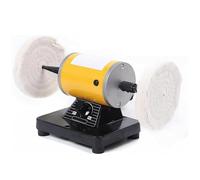 Bench Buffer Polisher - 190W Jewelry Grinder with 2000-7000 RPM Adjustable Speed & 3-Piece Polishing Wheel Set for Metal, Wood, Amber & Jade Crafting