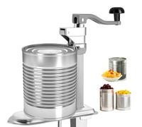 Bench Can Opener 430mm /16.9 inch, Handheld Commercial Can Openers for Cans Up to10in, Adjustable Height Manual Can Opener with Base, Heavy Duty Tin Opener for Hotels, Restaurants, Home Kitchen