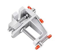 Bench Clamp 1PCS Mini Clamp On Table Bench Vise Home DIY Jewelry Hobby Model Making Vise Tools Mini Tool Vice Work-Bench(Silver)