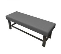 Bench Cover Stretch Jacquard Slipcover for Dining, Bed & Piano Benches, Washable & Removable - Fits Most Rectangular Benches(Light Gray,63''-71'')