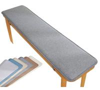 Bench Cushion 120cm/100cm/130cm/90cm/150cm x 40cm/50cm Outdoor Indoor 2/3 seater Non-Slip Seat Pad for Bay Windows, Garden Patio, Long Chairs, Swings & Porch Furniture(Dark gray,40x140cm)