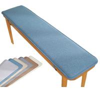 Bench Cushion 120cm/100cm/130cm/90cm/150cm x 40cm/50cm Outdoor Indoor 2/3 seater Non-Slip Seat Pad for Bay Windows, Garden Patio, Long Chairs, Swings & Porch Furniture(Blue,40x130cm)