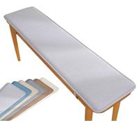 Bench Cushion 120cm/100cm/130cm/90cm/150cm x 40cm/50cm Outdoor Indoor 2/3 seater Non-Slip Seat Pad for Bay Windows, Garden Patio, Long Chairs, Swings & Porch Furniture(light gray,35x90cm)