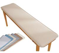 Bench Cushion 120cm/100cm/130cm/90cm/150cm x 40cm/50cm Outdoor Indoor 2/3 seater Non-Slip Seat Pad for Bay Windows, Garden Patio, Long Chairs, Swings & Porch Furniture(khaki,30x90cm)