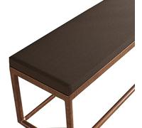 Bench Cushion 2/3 Seater Furniture Seat Cushion 36/40/42/48/60/72 inch High Density Memory Foam Non-Slip Bench Pad for Shoe Bench Rack, Window, Piano, Dining(Dark Brown,160x50x5cm)