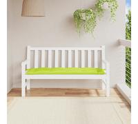 Bench Cushion Bright Green 150x50x7cm Oxford Fabric Water-Repellent Hollowfibre
