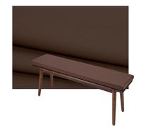 Bench Cushion Covers with Zipper for Indoor and Outdoor Use Waterproof Replacement Cushion Cover Non Slip Seat Pad Cover for Bench Sofa Chair (Coffee 180 x 40 x 5 cm)