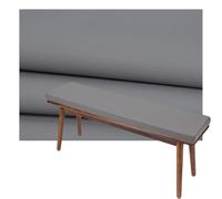 Bench Cushion Covers with Zipper for Indoor and Outdoor Use Waterproof Replacement Cushion Cover Non Slip Seat Pad Cover for Bench Sofa Chair (Gray 80 x 60 x 5 cm)