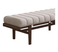 Bench Cushion Indoor Comfort 4.5cm Thick Long Seat Cushion 120/150 /100x40cm 90 X 30cm Rectangle Bench Seat Pad with Non-slip Backing, For Bay Window Entryway Chair,Beige,50x180cm