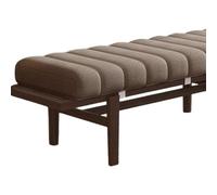 Bench Cushion Indoor Comfort 4.5cm Thick Long Seat Cushion 120/150 /100x40cm 90 X 30cm Rectangle Bench Seat Pad with Non-slip Backing, For Bay Window Entryway Chair,Brown,45x105cm