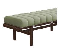 Bench Cushion Indoor Comfort 4.5cm Thick Long Seat Cushion 120/150 /100x40cm 90 X 30cm Rectangle Bench Seat Pad with Non-slip Backing, For Bay Window Entryway Chair,Green,35x180cm