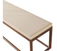Bench Cushion Indoor Seat Pad 90/100/120/150/160 Cm Furniture, High Density Memory Foam, Linen Washable, Non-Slip For Shoe Rack, Window, Piano, Dining(Light Beige,120x60x5cm)