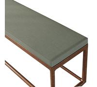 Bench Cushion Indoor Seat Pad 90/100/120/150/160 Cm Furniture, High Density Memory Foam, Linen Washable, Non-Slip For Shoe Rack, Window, Piano, Dining(Grey,150x50x5cm)