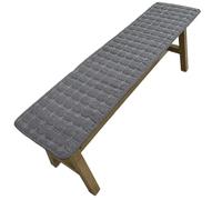 Bench Cushion Outdoor 2/3 seater,Bench Cushion 150cm/120/100cm x 40cm with ties,Non-Slip Bench Seating Pad Cushion for Garden Furniture Kitchen Pad Patio(F13,35x150cm)