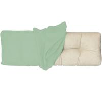 Bench Cushion Pad Covers Outdoor/Indoor with zip 2/3 seater Seat Cushion Replacement Cover 120x40 110x40 140x45 150x50 Non-Slip Bottom for Bench Cushion Chair Bay Window Cushion(Light Green,150x50x10c