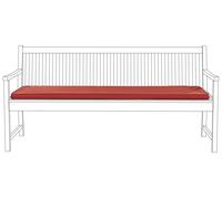 Bench Cushion Red TOSCANA/JAVA