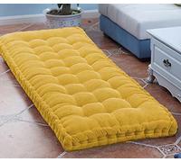 bench cushions 90 * 40cm Thickened bench mat, made pearl cotton and velvet fabric, with fastening buttons. Suitable for swings, patios, floors, homes, and indoors.