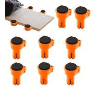 Bench Dogs | 8 Pieces Anti-Scratch Woodworking Tool for Work Bench | Nylon Dog Hole Clamps with 3/4-inch Hole | Anti-Slip Benches Cöökiés for Cutting, Painting, Milling