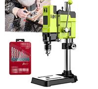 Bench Drill Press Pillar Drill Machine with Vise - Electric Benchtop Stand for Home DIY Tools, Workbench Repair Tool Holder