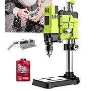 Bench Drill Press Pillar Drill Machine with Vise - Electric Benchtop Stand for Home DIY Tools, Workbench Repair Tool Holder