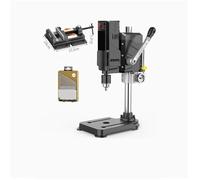 Bench Drill Press Pillar Drill Mini Benchtop Drill Press Precision Drilling Milling Machine Home Multi -Functional Bead Tool Portable Driller(800W with Vise)