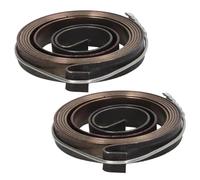 Bench Drill Press Return Spring Chrome Plated Spring Steel 2Pcs Set for Quill Return