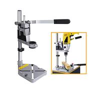 Bench Drill Press Stand - Adjustable Clamp for Power Drills, 43 mm or 38 mm Collar, Rocker U Base