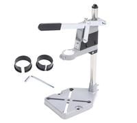 Bench Drill Stand Press, Universal Aluminum Alloy Drill Press Stand with 25mm Stainless Steel Column, 90° Rotating Fixture for Drilling Grinding Cutting