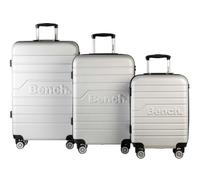 Bench Seattle 4 wheels Suitcase set 3-piece silver colored