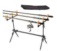 Bench Fishing Rod Holder | Fishing Rod Holder for the Floor - Extendable and Adjustable Catfish Fishing Accessories Holder for Men Dads Women