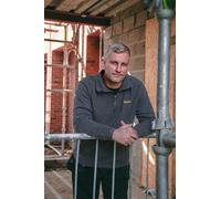 Bench Mens Charcoal Albany Quarter Zip Fleece