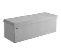 Bench grey cord 114x38x38cm MDF foldable