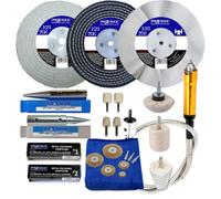 Bench Grinder Aluminium Alloy Brass Metal Polishing Kit 6" x 1/2" Pro-Max