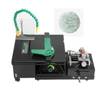 Bench Grinder and Mini Table Saw - Adjustable 800-12000 RPM Polisher with 50mm Cutting Depth for Woodworking and Metal Knife Making