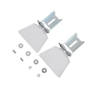 Bench Grinder Safety Guard Shield for Eye Protection, 2-Pack Stainless Steel and ABS Replacement Guard with Bracket for Bench Type 125 Grinders