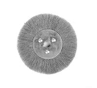 Bench Grinder Wire Wheel Brush 150mm Stainless Steel Rotary Tool for Rust Removal and Light Deburring on Metal Surfaces