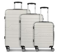 Bench Hard Luggage Suitcase Set 3 Pieces | Travel Trolleys Made of High-Quality Robust ABS Material | for Men and Women | 4 Double Wheels & TSA Lock | Seattle Series, Stone grey, Koffer Set (3-teilig