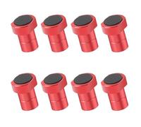 Bench Hook 19 mm, Fleymu Pack of 8 Aluminium Alloy Bench Dog, Bench Dog Clamp, Woodworking Table, Workbench Holding Tool Accessories, for All Flat Span Tables with 19 mm Holes (19 mm)