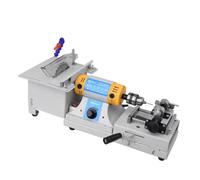 Bench Lathe Cutting Machine for Jewelry Polishing, Grinding, and Lapidary Work, DIY Gem Buffer and Saw Tool, Speed 800-10000r/Min