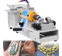 Bench Lathe Machine Electric Grinder Polisher Driller Jewelry Tools Gemstone Saw for Jewelry Chisel Carving and Woodworking