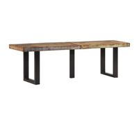 Bench Living Room Entryway Hallway Dinner Bench Garden Bench Seat Steel vidaXL