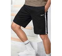 Bench Logo Print Sweat Shorts Black