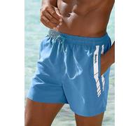 Bench Logo Print Swim shorts Blue