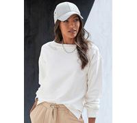 Bench. Loungewear Boat Neck Basic Sweatshirt Ecru