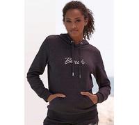 Bench. Loungewear Embroidered Hoodie Anthracite