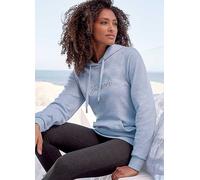 Bench. Loungewear Embroidered Hoodie Light Blue