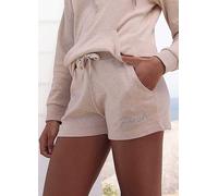 Bench. Loungewear Embroidered Sweat Shorts Blue