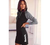 Bench. Loungewear Hooded Sweatshirt Dress Anthracite