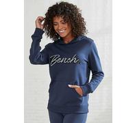 Bench. Loungewear Logo Print Hoodie Navy